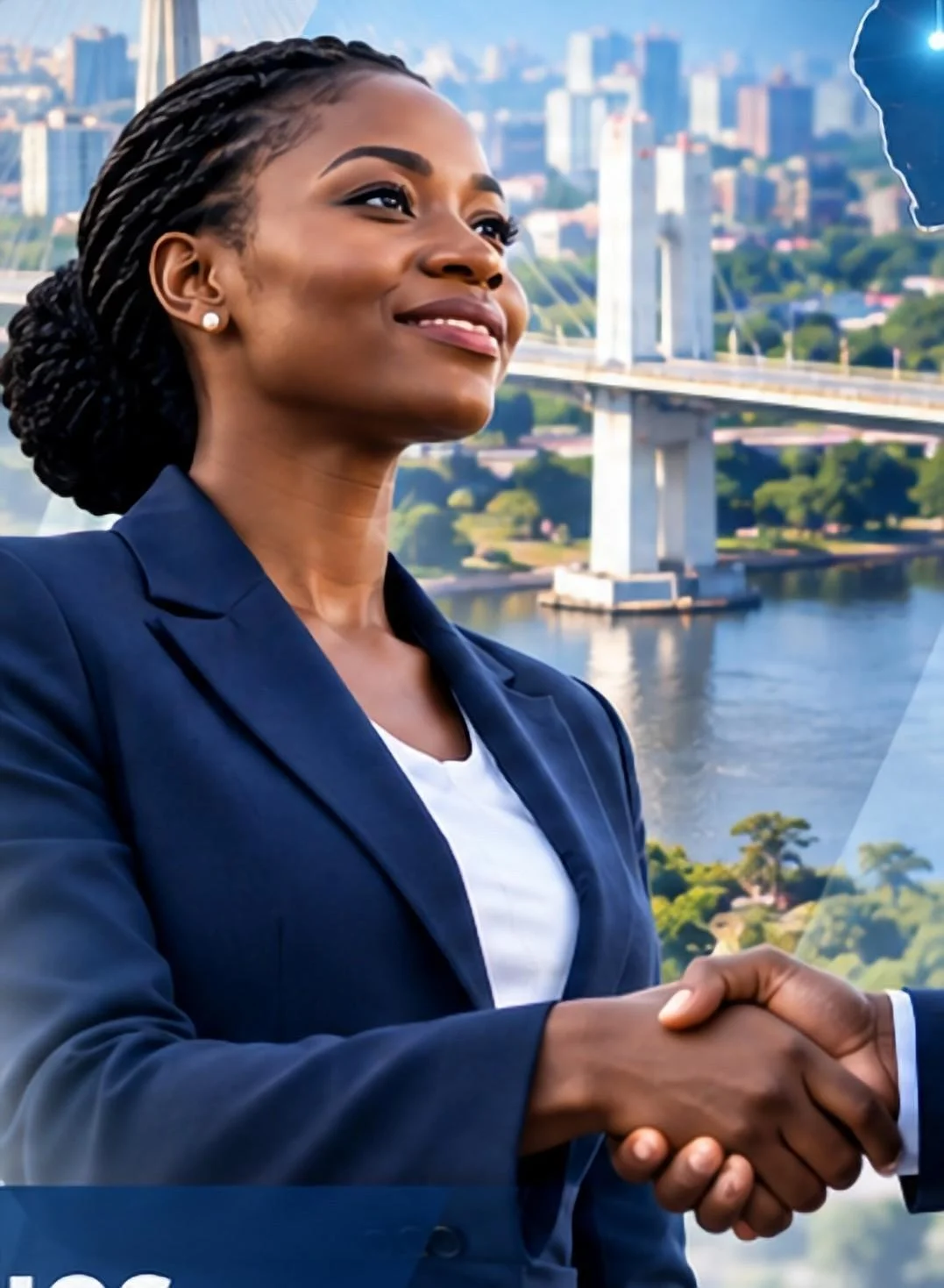 Visuel institutionnel APT : une professionnelle africaine tournée vers l’avenir